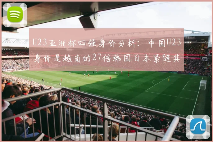 U23亚洲杯四强身价分析：中国U23身价是越南的27倍韩国日本紧随其后